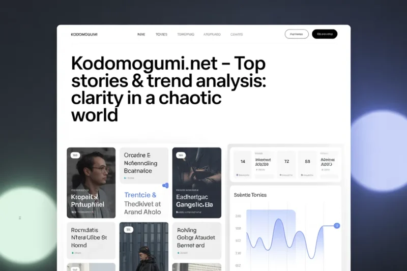Kodomogumi.net – Top Stories & Trend Analysis: Clarity in a Chaotic World