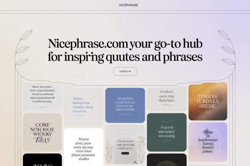 nicephrase com